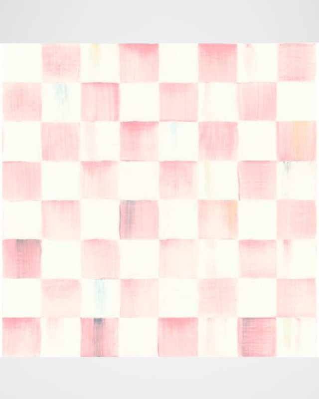 Rosy Stripe Wallpaper, 20.5" x 32.8'